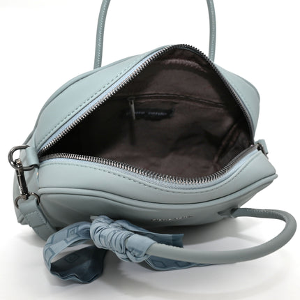 Pierre Cardin Bowler Bag With Scarf Detail