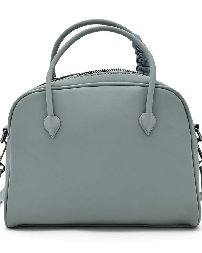 Pierre Cardin Bowler Bag With Scarf Detail